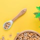 image 5 of Tiny Dining Children's Bamboo Silicone Tip Spoon - White