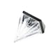image 5 of Pack of 4 Solar Diamond Fence Lights Warm White