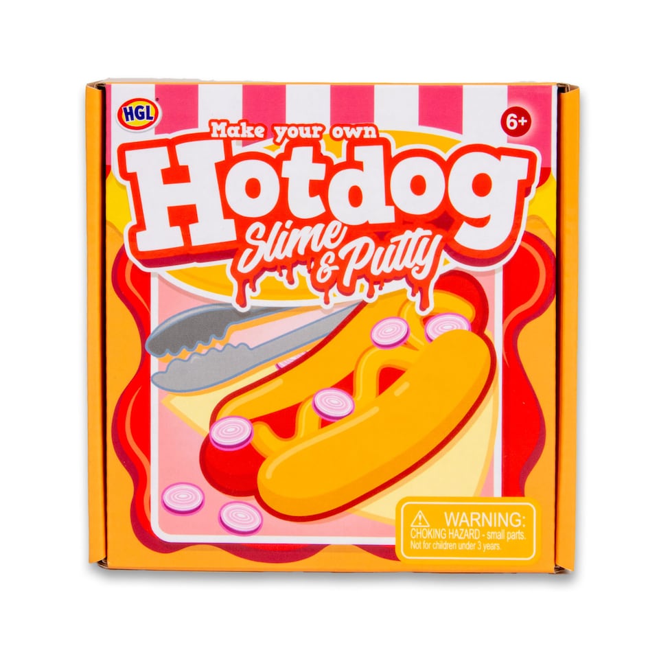 image 1 of Make Your Own Hot Dog Slime and Putty Set