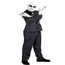 Nightmare Mr Jack Halloween Costume Black | XL