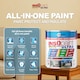 image 3 of InsOpaint ULTRA - 9 IN1 Interior & Exterior Paint-  Insulating & Energy Saving Interior Walls & Ceilings - Pistachio White - 5L