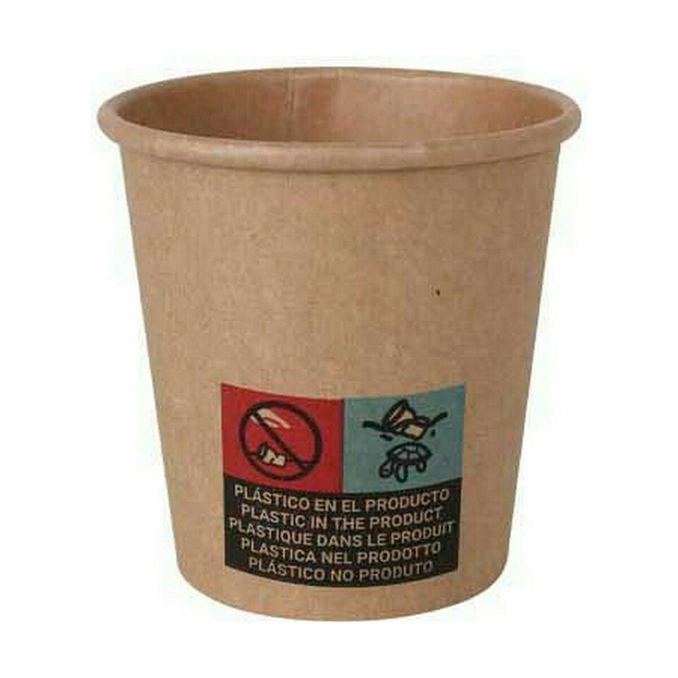 image 1 of Set of glasses Algon Disposable kraft paper 50 Pieces 80 ml (36 Units) N/A