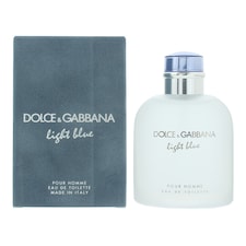 Dolce & Gabbana Light Blue Pour Homme Eau de Toilette 125ml Spray For Him | Blue | blue | 125ml