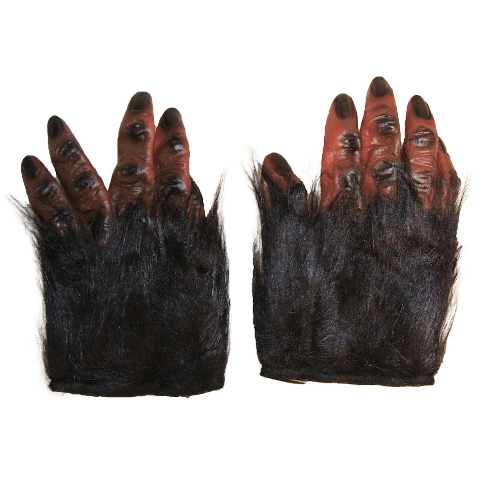 image 1 of Bristol Novelty Unisex Adults Hairy Hands (1 Pair) - Brown - One Size