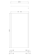 image 2 of Balterley Enson Contemporary Bathroom 8mm Glass Outer Framed Wetroom Screen with Support Bar, Matt Black, 1950 x 1000 x 14mm