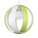 image 4 of ValueLights Green Modern Fabric Globe Ceiling Pendant Light Shade