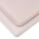 image 3 of Clair de Lune 2 Pack Cot Bed Sheets - Pink