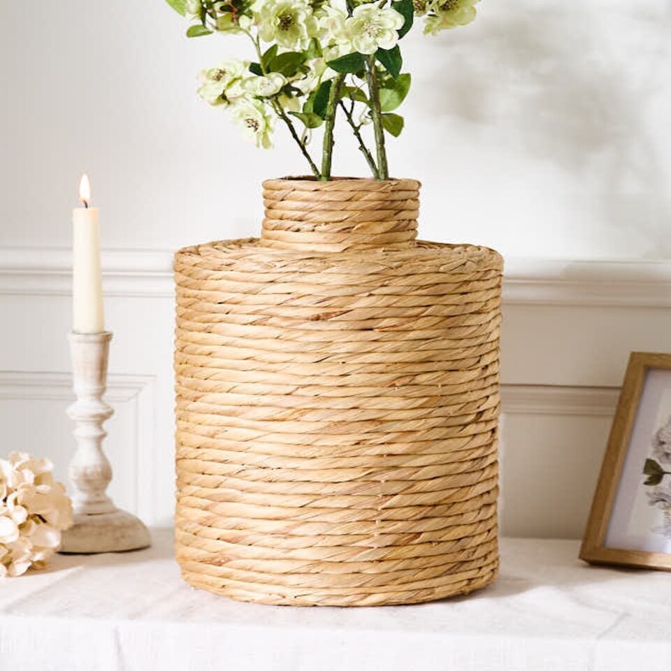image 1 of Lakelyn Water Hyacinth Stem Vase N/A
