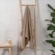 image 5 of OHS Soft Luxury 100% Cotton 500GSM Bathroom Bath Sheet Towel, 90x150cm - Mocha