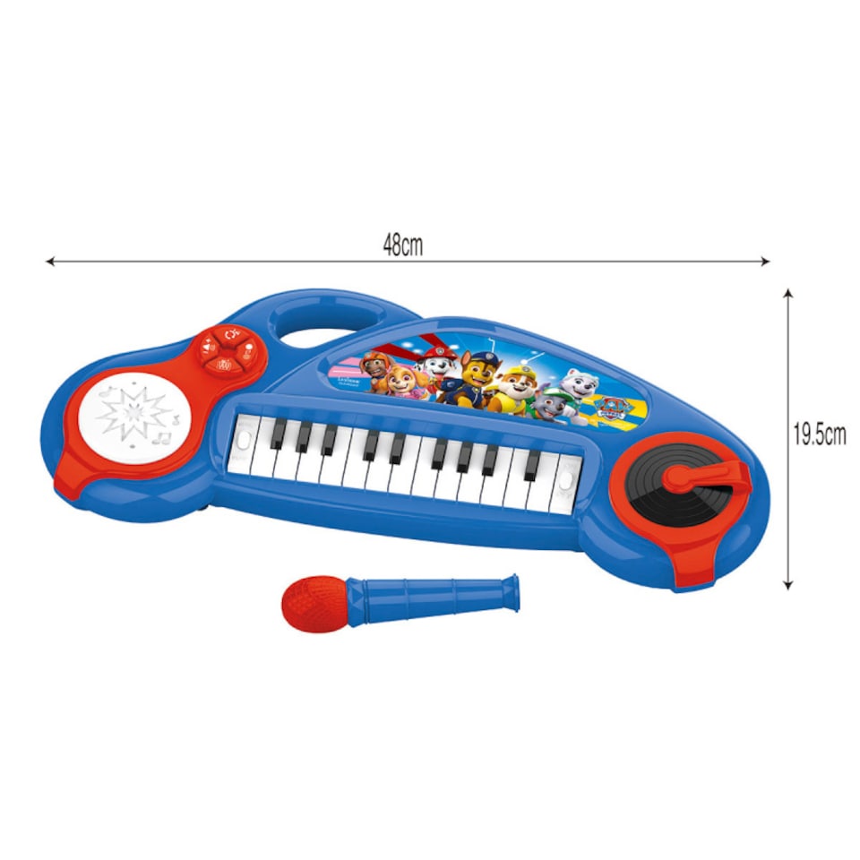 image 1 of Lexibook K704PA Paw Patrol Electronic Keyboard with Lights & Microphone