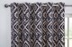 image 2 of Marrakech - Fully Lined Floral Curtains - Eyelet - Polycotton (Navy, 90'' x 72'' - 229cm x 183cm (Pair))