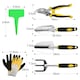 image 2 of 11 Piece Heavy Duty Garden Tool Set & Kit with Storage Bag