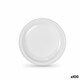 image 1 of Set of reusable plates Algon White Plastic 22 x 22 x 1,5 cm (6 Units) N/A