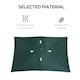 image 6 of Outsunny Wooden Garden Parasol Sun Shade Patio Umbrella Canopy Green