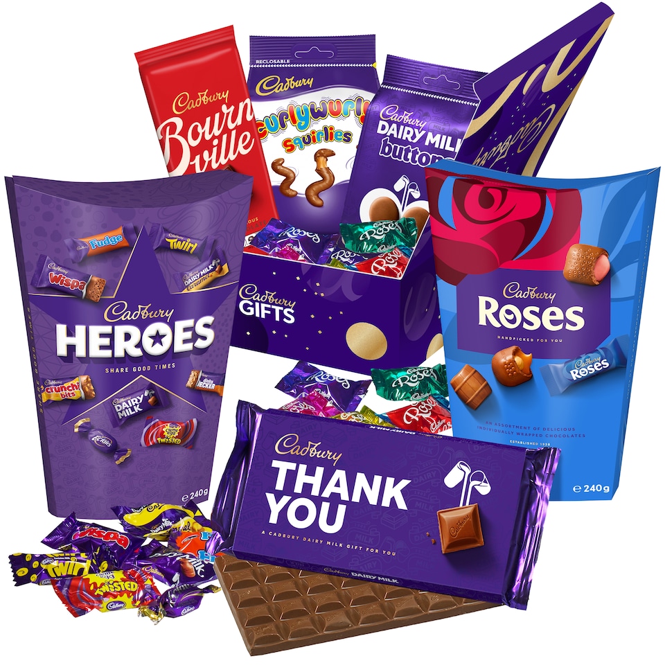 image 1 of Cadbury "Thank You" Large Chocolate Gift Box
