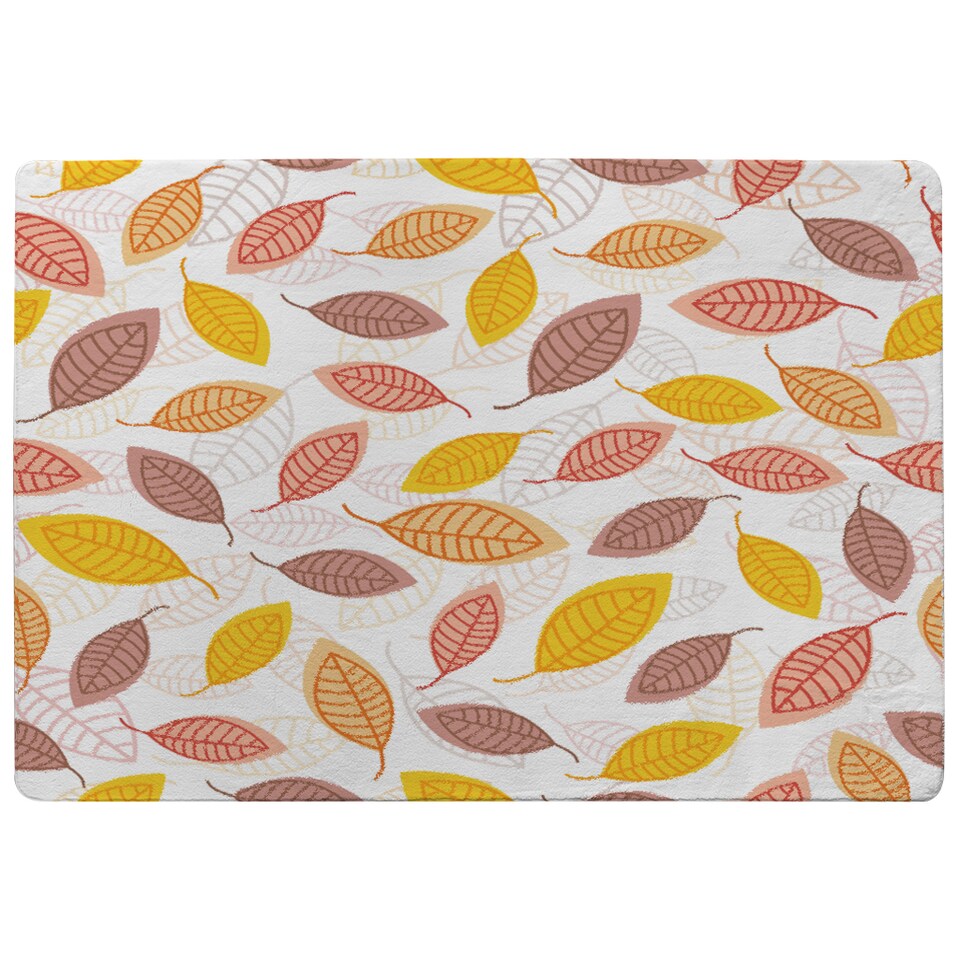 image 1 of Small Autumn Leaves Rug | Multi