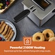image 4 of GEEPAS Deep Fat Fryer 3L | Food Grade Stainless Steel with Viewing Window, Silver