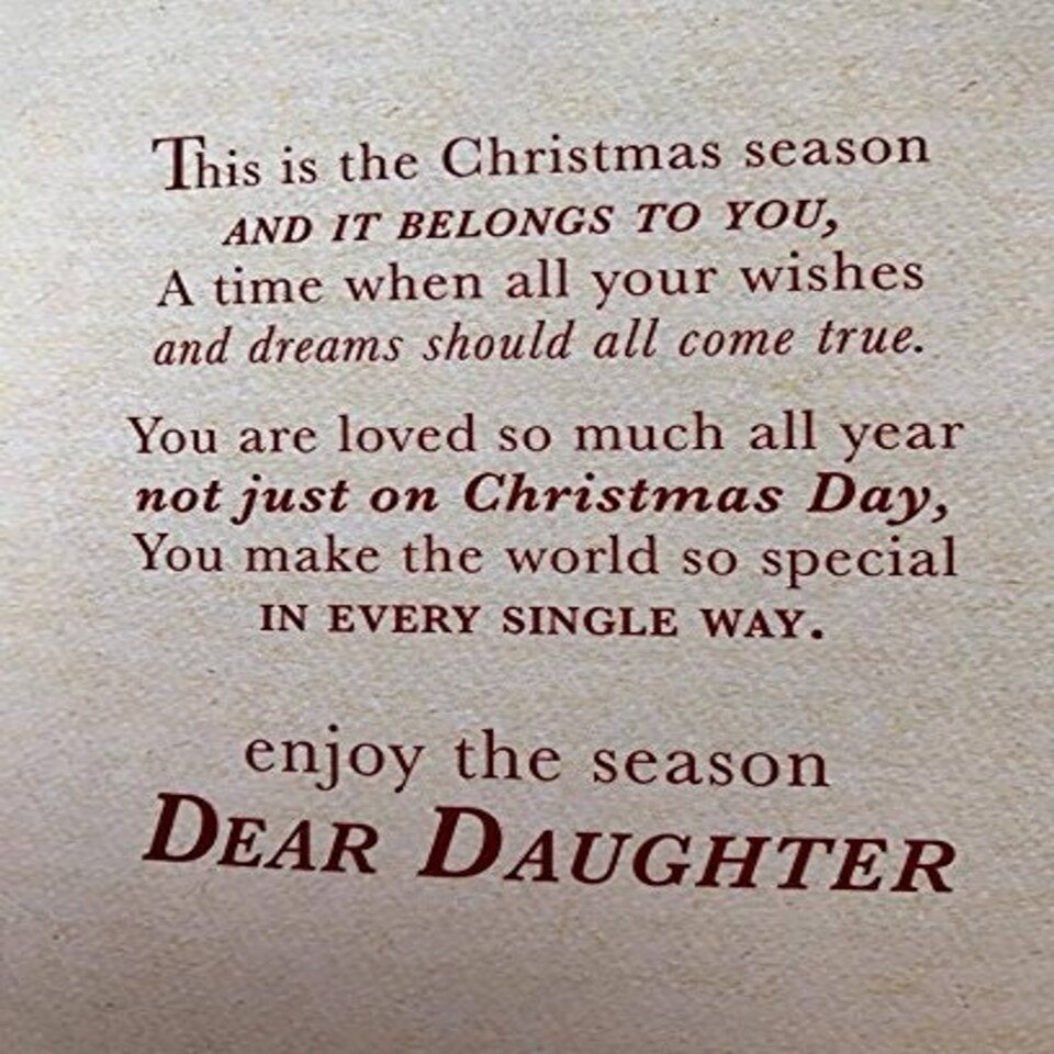 image 1 of Wishing Well Shoes & Handbag Daughter Christmas Card