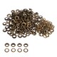 image 1 of 10mm Eyelets with Washers Durable Iron Grommets for DIY Project-100pcs