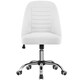 image 1 of Yaheetech Faux Leather Mid Back Desk Chair for Home Office
