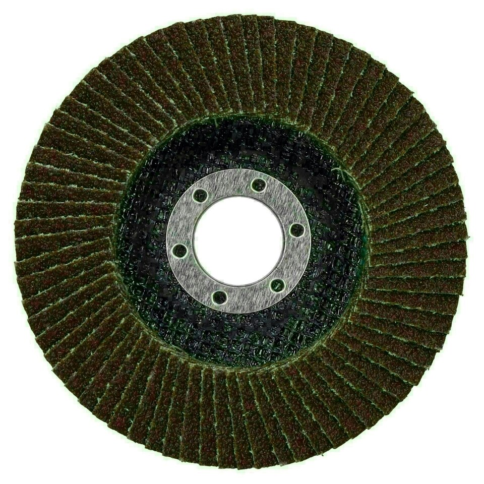 image 1 of 40 Grit Flap Discs Sanding Grinding Rust Removing For 4-1/2" Angle Grinders 10pc