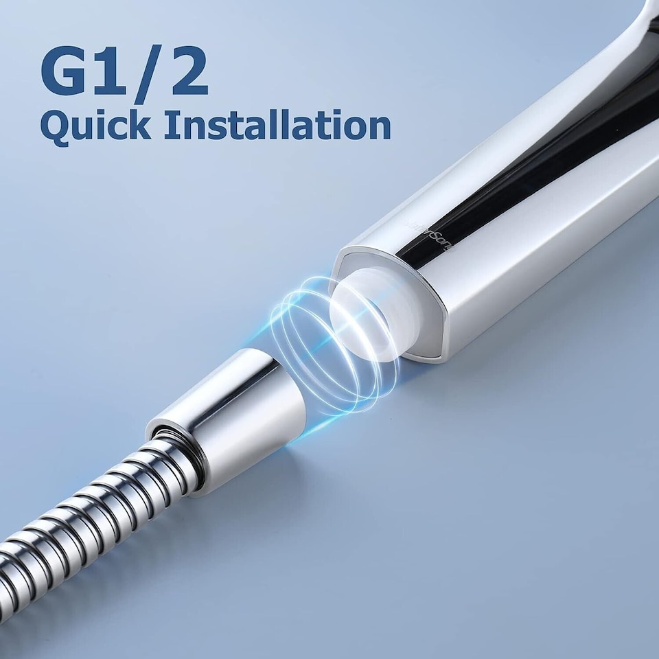 image 1 of Watersong 3 Spray Modes Shower Head | Multi-Function Replacement Shower Head