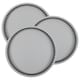 image 3 of 3 x Non-Stick Round Quiche Flan Tin (23.5cm) Ideal for Sweet & Savoury Bakes Grey