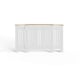 image 2 of Longslow Adjustable Radiator Cover | White | White