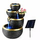 image 1 of Solar Midnight Gold 4-Tier Ripplefall Water Feature