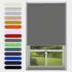 image 1 of Blackout Roller Blind Charcoal Grey 60cm 210cm Drop | Grey | Dark Grey