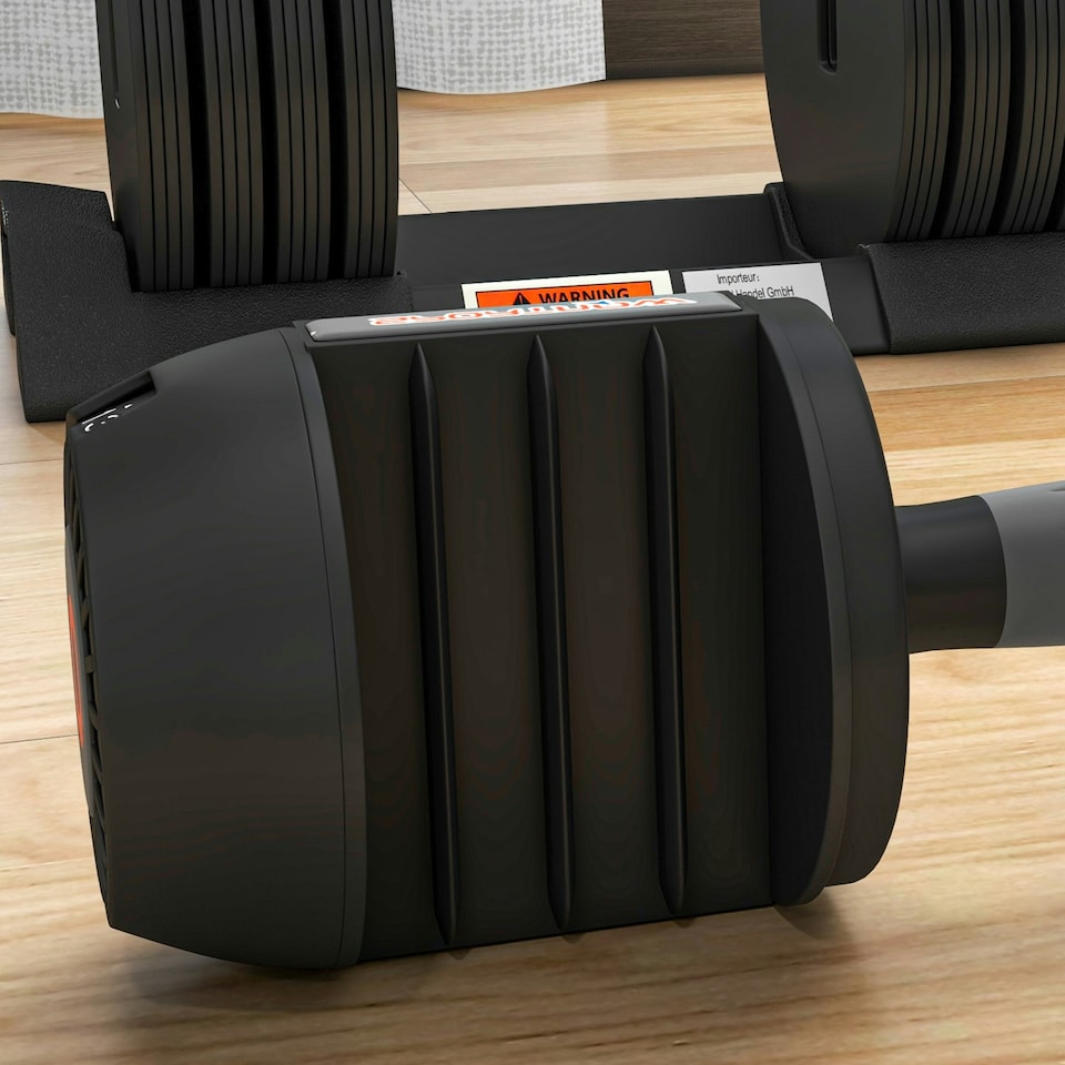 image 1 of SPORTNOW 4-in-1 Adjustable Dumbbells, Weights Set, 7kg, 13kg, 18kg, 24kg
