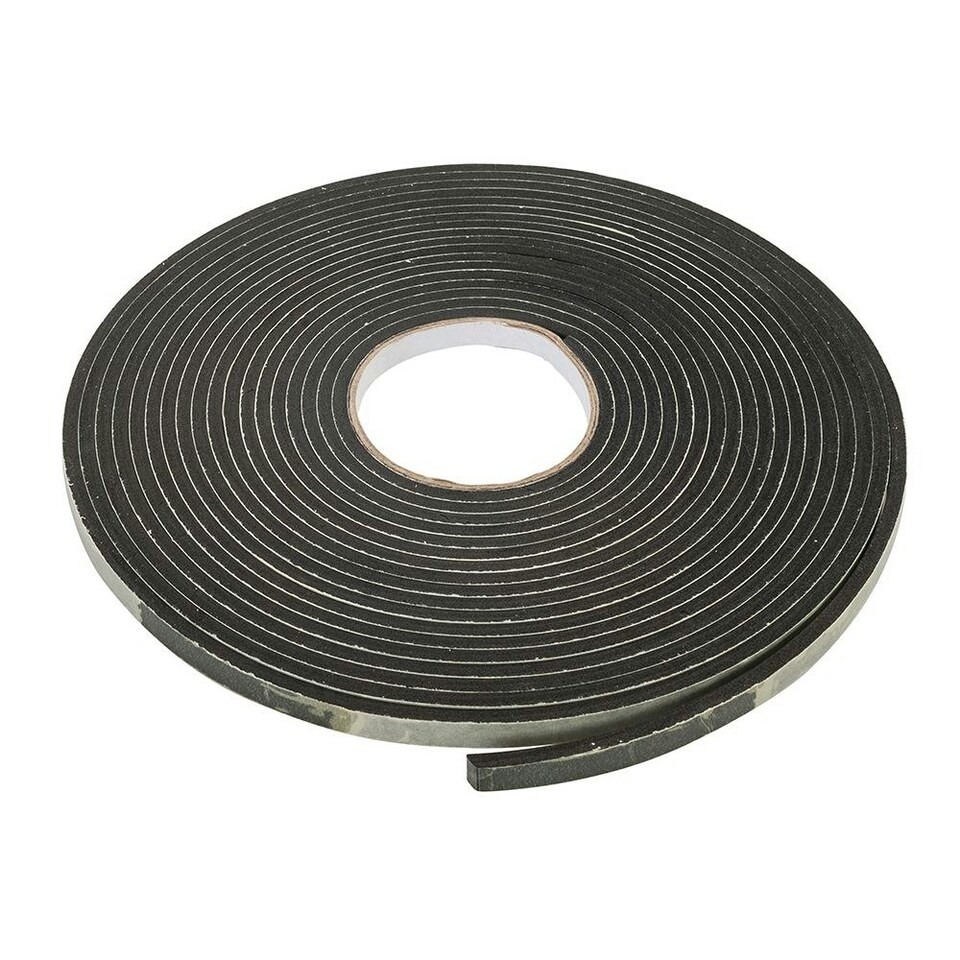 Fixman - Self-Adhesive EVA Foam Gap Seal - 3 - 8mm / 10.5m Black