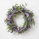 image 1 of Homescapes Artificial Lavender Wreath, 40cm, Purple