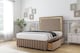 image 3 of Sloomy Boston Gold Mink Plush Divan Bed With Mattress No Drawers With 54" Floor Standing Headboard & 12" Matching Footboard 3' Single | Brown | Mink | Single | 1