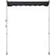 image 8 of Outsunny 2x1.5m Manual Retractable Patio Awning Floor- to-ceiling Shade - Grey Grey