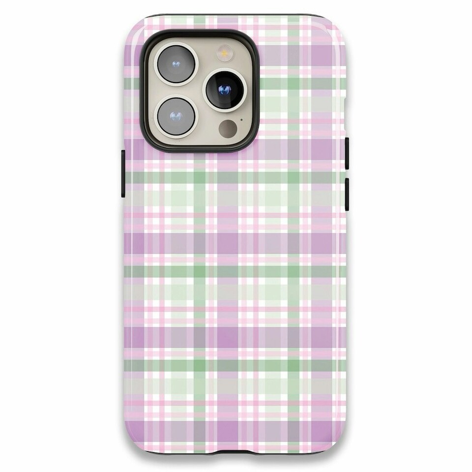image 1 of Spring Check Phone Case | Multi | iPhone 16 Pro
Tough | iPhone 16 Pro
Tough