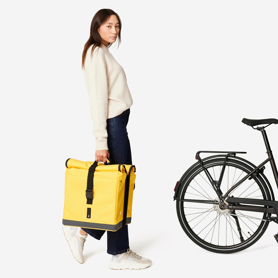 image 1 of Decathlon 20 L Bike Double Pannier Bag 500