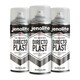 image 1 of Jenolite Directoplast Multi-Surface Paint - White Gloss - 400ml Spray Can - 3-Pack