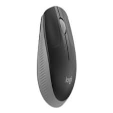 Logitech M190 - Mouse - optical - 3 buttons - wireless - USB wireless receiver - mid grey