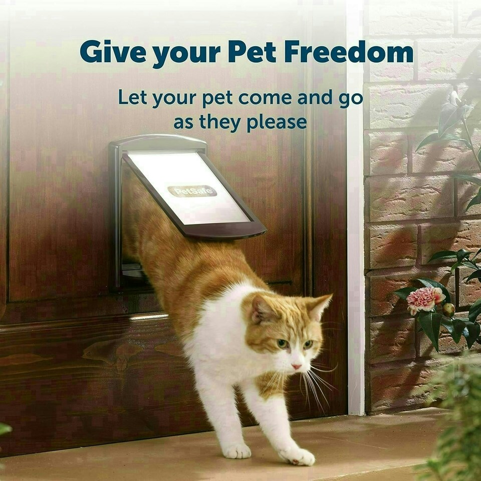 image 1 of PetSafe Original Staywell Cat and Dog Flap - White - M