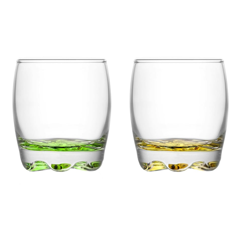 image 1 of LAV Adora Coloured Shot Glasses - 80ml - 6 Colours - Pack of 6 Clear