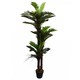 image 1 of Artificial Large Palm Tree with Natural Trunk 150cm  - Realistic plant by Botanik | Green | 5ft