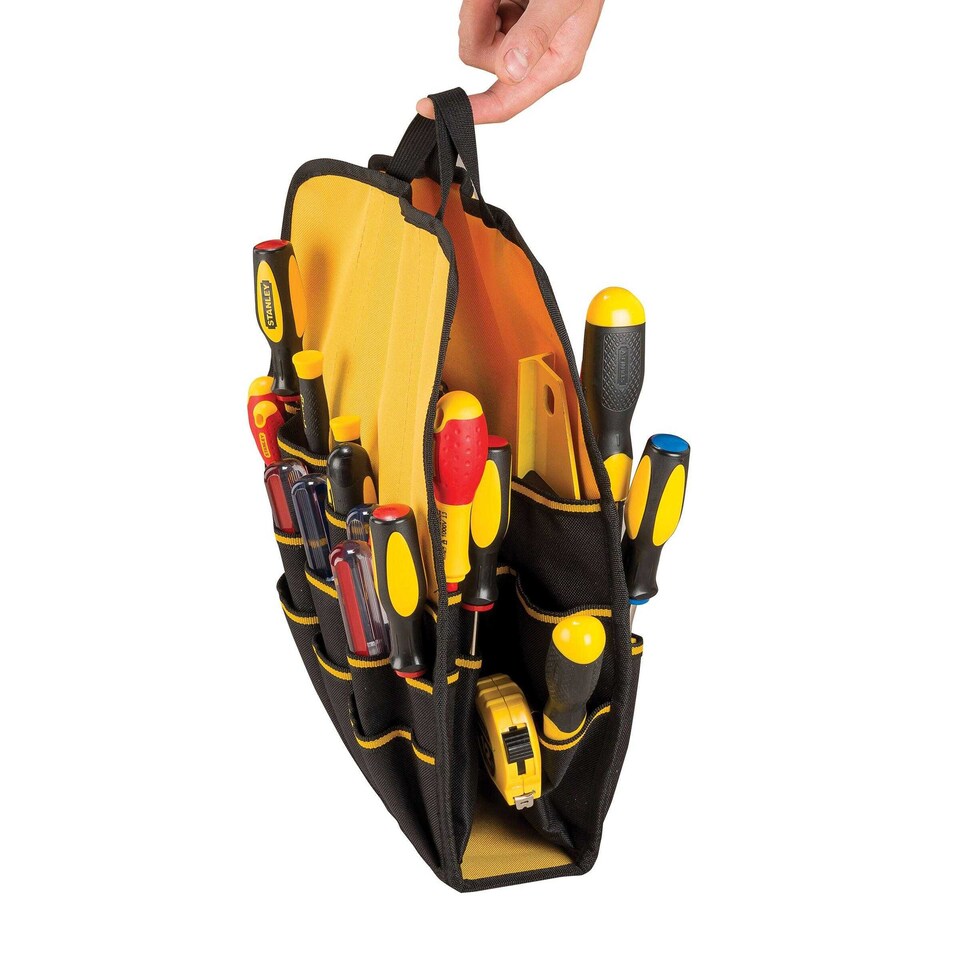 image 1 of Stanley Fatmax Heavy Duty Backpack | Black | Black/Yellow | 360mm x 460mm x 270mm | 1