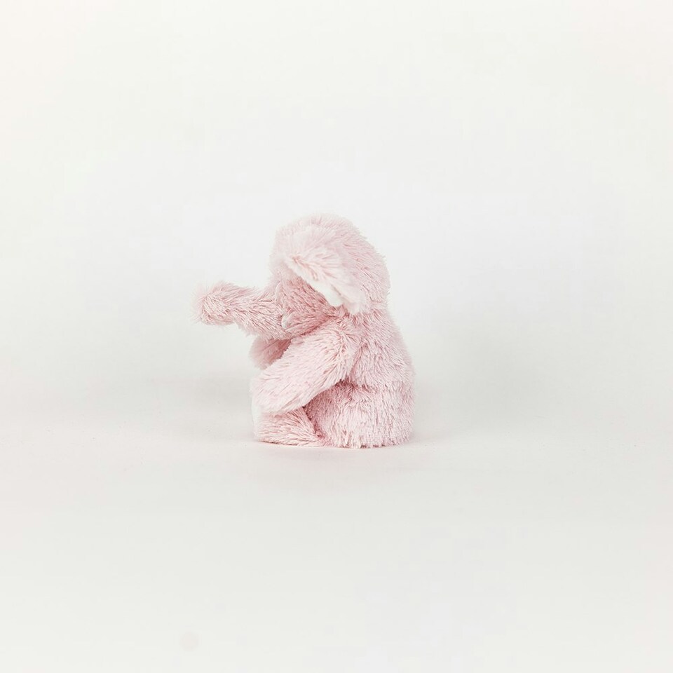 image 1 of Warmies Pink Elephant Plush Mini Size, Fully Microwavable and Weighted Cuddly Toy for Anxiety, Chill in The Freezer or Heat in Microwave, Soft Toy Heat Pad