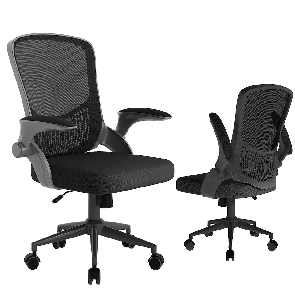 image 1 of Rattantree Ergonomic Office Desk Chair Mid-Back Mesh Computer Chair