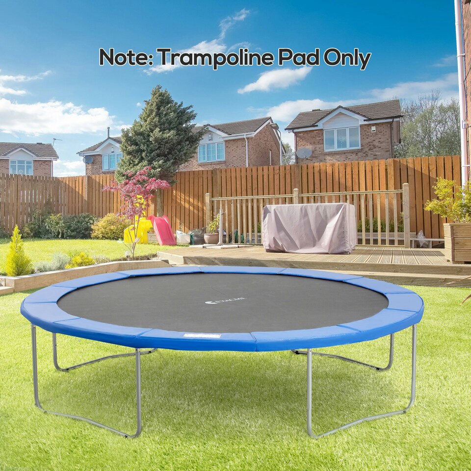 image 1 of HOMCOM 12ft Trampoline Accessories Pad Surround Pad Replacement Spare Blue