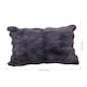image 6 of Living and Home Plush Throw Pillow Cover Pillowcase, Dark Grey-50x30cm | Grey | Dark Grey