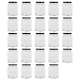 image 1 of Argon Tableware Hexagonal Glass Jam Jars with Black Lids - 250ml - Pack of 24