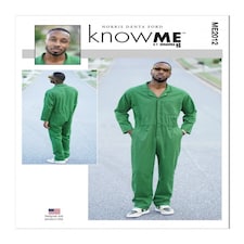 Know Me 2012 Paper Sewing Pattern – Men’s Jumpsuit, Sizes Aa (34–36–38–40–42), Intermediate
