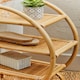 image 5 of Interiors by Premier Sustainable Three Tier Shelf Unit, Ample Storage Shelving Unit, Light Weight Kitchen Storage Shelving Unit Cream